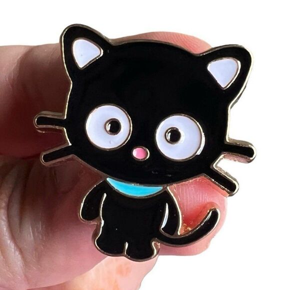 Sanrio Black Cat Enamel Pin - Picture 1 of 6